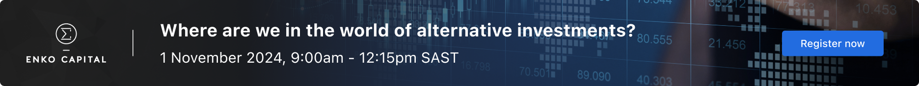 Alternative Investments Registration