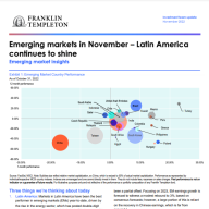 Emerging markets in November: Latin America continues to shine