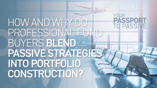 How and why do professional fund buyers blend passive strategies into portfolio construction?