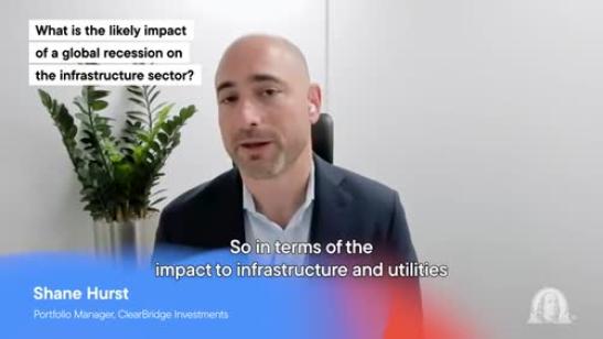 What is the likely impact of a global recession on the infrastructure sector?