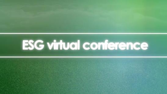 Welcome & Setting the Scene | ESG Conference | June 2021