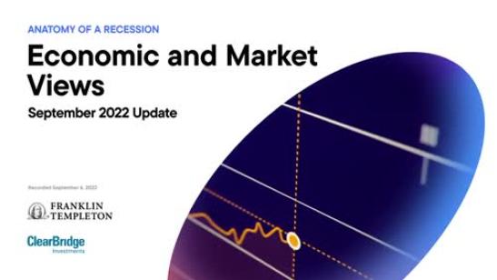 Anatomy of a Recession Economic and Market Views - September 2022