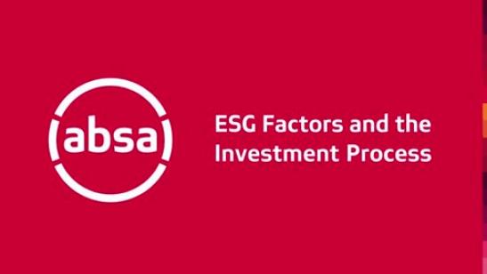 ESG Factors and the Investment Process