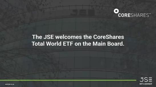 CoreShares Total World ETF (share code: GLOBAL) launches on the JSE