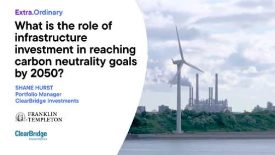 What is the role of infrastructure investment in reaching carbon neutrality goals by 2050?