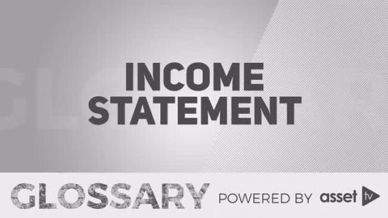 Glossary - Income Statement