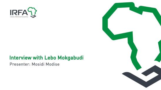 IRFA Conference 2025 I Interview with Lebo Makgabudi
