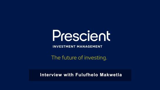 Prescient Investment Management I Infrastructure Conference 2026 - Interview with Fulufhelo Makwetla  