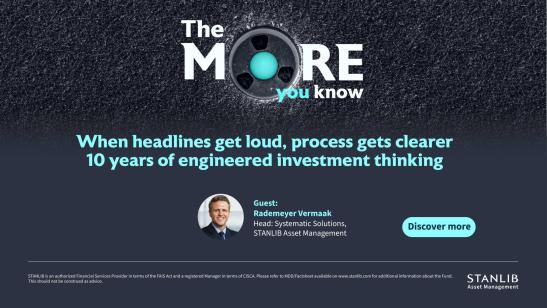 STANLIB Asset Management I The More You Know : Why process matters when markets test your patience