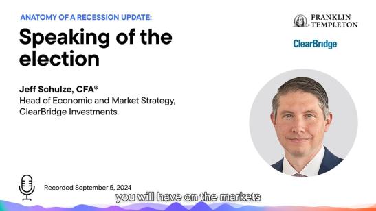 Anatomy of a Recession Update: Speaking of the election